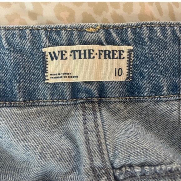 We The Free Emmy Denim Skort Free People size 10 - Picture 2 of 5